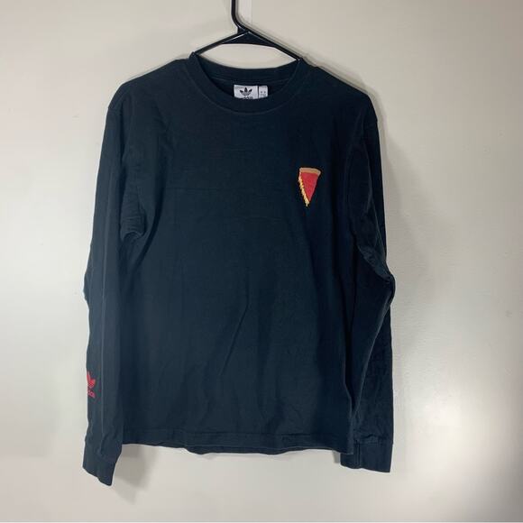 Adidas Chicago Deep Dish Pizza Long Sleeve Shirt Size SMALL Mens - Picture 9 of 9